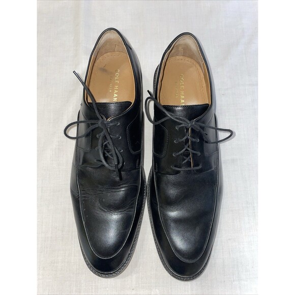 Cole Haan Men’s Dress Shoes Size 11.5 M Black Leather Business Formal Wedding - Picture 4 of 12